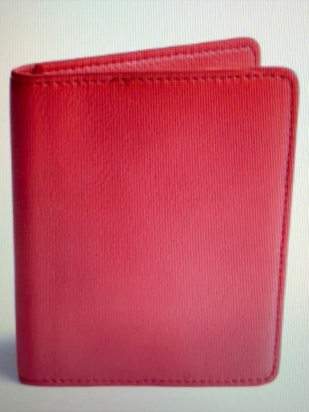 Vera Bradley Passport Cover in Red Leather NWT